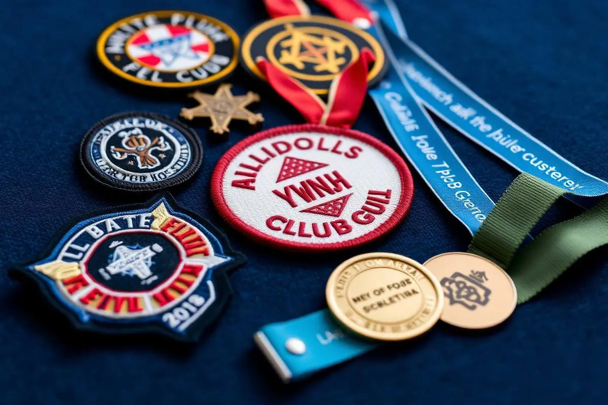 Patches op maat en medailles met bedrukt lint